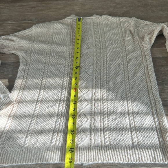 Taylor Swift Beige Red TV Stars Button Front Cardigan Swiftie Sweater - Picture 8 of 9